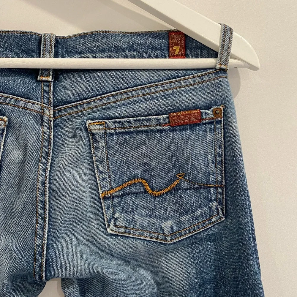 vintage 7 For All Mankind low waisted y2k jeans - Picture 1 of 3